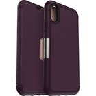 OtterBox Strada Carrying Case (Portfolio) Apple iPhone X, iPhone XS Card - Royal Blush - Drop Resistant - Genuine Leather Body