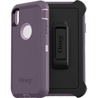 OtterBox Defender Carrying Case (Holster) Apple iPhone XS Max Smartphone - Purple Nebula - Slip Resistant, Dirt Resistant, Dust Resistant, Lint Resistant, Drop Resistant - Synthetic Rubber Body - Holster, Belt Clip