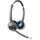 Cisco 562 Headset - Stereo - Wireless - DECT 6.0 - 300 ft48 kHz - Over-the-head - Binaural - Supra-aural - Uni-directional, Electret, Condenser Microphone - Black