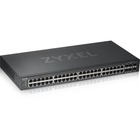 ZYXEL 48-port GbE Smart Managed Switch - 50 Ports - Manageable - 4 Layer Supported - Modular - Twisted Pair, Optical Fiber - Rack-mountable - Lifetime Limited Warranty