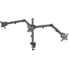 Manhattan 461658 Desk Mount for LCD Monitor - 3 Display(s) Supported27" Screen Support - 21 kg Load Capacity