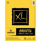 Canson XL Bristol - 25 Pages - 100 lb Basis Weight - 260 g/m� Grammage - 9" x 12" - Micro Perforated, Removable, Smooth, Heavyweight, Erasable, Acid-free - 1 Each