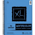 Canson XL Watercolor - 30 Sheets - 60 Pages - Wire Bound - 140 lb Basis Weight - 300 g/m² Grammage - 9" x 12" - Erasable, Acid-free Paper, Micro Perforated, Heavyweight Sheet, Textured - 1 Each