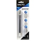 Elmer's X-ACTO Precision Knife - Anti-roll, Comfortable, Easy to Use, Soft Grip, Safety Cap - Black, Silver