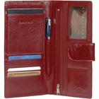 MANCINI EQUESTRIAN-2 Carrying Case (Wallet) Passport - Red - Top Grain Leather Body - 8.50" (215.90 mm) Height x 4.75" (120.65 mm) Width x 0.50" (12.70 mm) Depth - 1 Each