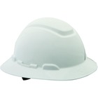 3M Non-Vented Hard Hat - Comfortable, Adjustable Height, Ratchet, Low Profile, Non-vented - Head Protection - White - 1 Each