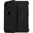 OtterBox Defender Carrying Case (Holster) Google Smartphone - Black - Drop Proof, Dirt Resistant Cover, Dust Resistant Cover, Lint Resistant Cover, Bump Resistant, Shock Resistant, Drop Resistant, Scratch Resistant - Silicone Exterior Material - Belt Clip
