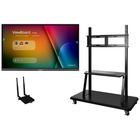 Viewsonic IFP7550-E2 - 75" ViewBoard 4K Ultra HD Interactive Flat Panel Bundle - 75" LCD - ARM Cortex A53 1.20 GHz - 2 GB - Infrared (IrDA) - Touchscreen - 16:9 Aspect Ratio - 3840 x 2160 - LED - 350 cd/m - 1,200:1 Contrast Ratio - 2160p - USB - HDM