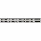 Cisco Catalyst 9200 C9200L-48P-4G Layer 3 Switch - 48 Ports - Manageable - Gigabit Ethernet - 10/100/1000Base-T, 1000Base-X - 3 Layer Supported - Modular - 4 SFP Slots - 1000 W Power Consumption - 740 W PoE Budget - Twisted Pair, Optical Fiber - 1U High - Rack-mountable - Lifetime Limited Warranty