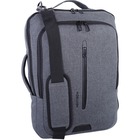 Nextech Business Case Carrying Case (Backpack/Briefcase) for 15.6" Notebook - Gray - Polytex - Shoulder Strap - 9" (228.60 mm) Height x 2.50" (63.50 mm) Width x 11" (279.40 mm) Depth