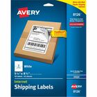 Avery® Inkjet Perforated Internet Shipping Labels - 5 1/2" Width x 8 1/2" Length - Permanent Adhesive - Rectangle - Inkjet - White - Paper - 2 / Sheet - 25 Total Sheets - 50 Total Label(s) - 50 / Pack