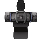 Logitech C920S Webcam - 2.1 Megapixel - 30 fps - USB 3.1 - 1 Pack(s) - 1920 x 1080 Video - Auto-focus - 1.2x Digital Zoom - Microphone - Notebook, Monitor