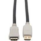 Tripp Lite P569-015-2B-MF HDMI Audio/Video Cable - 15 ft HDMI A/V Cable for Monitor, iPad, Audio/Video Device, A/V Receiver, Tablet, HDTV, Blu-ray Player, Gaming Console, Satellite Equipment, TV, TV Box, ... - First End: 1 x HDMI Female Digital Audio/Vide