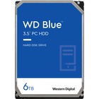 Western Digital Blue WD60EZAZ 6 TB Hard Drive - 3.5" Internal - SATA (SATA/600) - Desktop PC Device Supported - 5400rpm - 2 Year Warranty