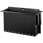 StarTech.com Dual-Module Conference Table Connectivity Box - Customizable - Add two connectivity modules of your choice (sold separately) - Add charging power, AV and laptop connections directly to your boardroom table - Features a lid that closes flush w