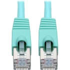 Tripp Lite N262-007-AQ Cat.6a STP Patch Network Cable - 7 ft Category 6a Network Cable for Network Device, Workstation, Switch, Hub, Patch Panel, Router, Modem, VoIP Device, Surveillance Camera, Server, POS Device - First End: 1 x RJ-45 Male Network - Sec