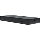 VisionTek Dual 4K USB PD Dock - Dual Display up to 4K resolutions, USB 3.0, USB-C and Thunderbolt 3 system compatible, Up to 60W Power Delivery, 4x USB 3.0, 2x USB 3.1 Type-C, 2x DisplayPort, 2x HDMI, 1x 3.5mm Audio Line Out, 1x 3.5mm Line In Mic, 1x RJ45
