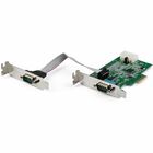 StarTech.com 2-Port RS232 Serial Adapter Card with 16950 UART - UPGRADED CAPABILITIES: Add two RS232 DB9 connections to the PCIe slot of your server- INDUSTRY COMPLIANT: RS232 serial port is PCI Express 1.1 compliant ensuring reliability by reducing the l
