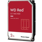 Western Digital Red WD20EFAX 2 TB Hard Drive - 3.5" Internal - SATA (SATA/600) - Storage System Device Supported - 5400rpm - 180 TB TBW - 3 Year Warranty