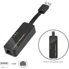 SIIG Portable USB 3.0 Gigabit Ethernet Adapter - USB 3.0 Type A - 1 - Twisted Pair