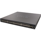 Cisco SX350X-52 52-Port 10GBase-T Stackable Managed Switch - 52 Ports - Manageable - 2 Layer Supported - Modular - Twisted Pair, Optical Fiber - Lifetime Limited Warranty