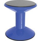 Storex Wiggle Stool - Rounded Base - Blue - 13" Length x 13" Width x 18.4" Height