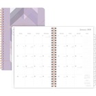 At-A-Glance Cambridge Planner - Small Size - Weekly, Monthly - 1 Year - January 2020 till December 2020 - 1 Week, 1 Month Double Page Layout - 6 1/4" x 8 1/2" Sheet Size - Twin Wire - Purple, Rose Gold - Paper, Foil - Telephone Register, Notes Area, Event