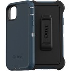 OtterBox Defender Carrying Case (Holster) Apple iPhone 11 Smartphone - Gone Fishin Blue - Dirt Resistant Port, Dust Resistant Port, Lint Resistant Port, Anti-slip, Drop Resistant - Belt Clip