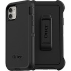OtterBox Defender Rugged Carrying Case (Holster) Apple iPhone 11 Smartphone - Black - Dirt Resistant, Bump Resistant, Scrape Resistant, Dirt Resistant Port, Dust Resistant Port, Anti-slip, Lint Resistant Port, Drop Resistant - Belt Clip - 6.40" (162.56 mm) Height x 3.51" (89.15 mm) Width x 0.60" (15.24 mm) Depth - 1 Pack