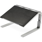 StarTech.com Adjustable Laptop Stand - Heavy Duty - 3 Height Settings - Up to 17" Screen Support - 10 kg Load Capacity - 9.30" (236.22 mm) Height x 14.10" (358.14 mm) Width - Desktop, Tabletop - Steel, Aluminum - Black, Silver