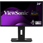 ViewSonic Graphic VG2448-PF 23.8" Full HD LED Monitor - 16:9 - 24.00" (609.60 mm) Class - In-plane Switching (IPS) Technology - LED Backlight - 1920 x 1080 - 16.7 Million Colors - 250 cd/m - 14 ms - 75 Hz Refresh Rate - HDMI - VGA - DisplayPort