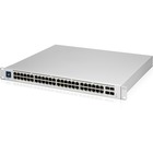 Ubiquiti USW-Pro-48-PoE Layer 3 Switch - 48 Ports - Manageable - 3 Layer Supported - Modular - 60 W Power Consumption - 600 W PoE Budget - Optical Fiber, Twisted Pair - PoE Ports - 1U High - Rack-mountable - 1 Year Limited Warranty