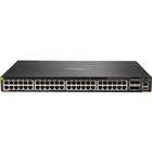 Aruba 6300M 48-port 1GbE Class 4 PoE and 4-port SFP56 Switch - 48 Ports - Manageable - 3 Layer Supported - Modular - 4 SFP Slots - Twisted Pair, Optical Fiber - 1U High - Rack-mountable - Lifetime Limited Warranty