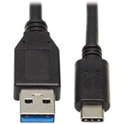 Tripp Lite U428-20N USB Type-C to USB Type-A Cable, M/M, 20 in. - 1.7 ft USB Data Transfer Cable for Wall Charger, Car Charger, External Hard Drive, Flash Drive, Computer, Notebook, Docking Station, Hub, MacBook, Ultrabook, Chromebook, ... - First End: 1 