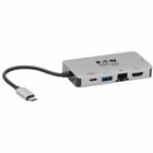 Tripp Lite U442-DOCK6-GY Docking Station - for Notebook/Tablet/Smartphone - 100 W - USB Type C - 3 x USB 3.0 - Network (RJ-45) - HDMI - Thunderbolt - Wired