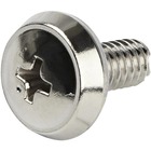 StarTech.com 12-24 Server Rack Screws - 50 Pack - Nickel-Plated - Mounting Screw - 12 - Steel - Silver - 1 Pack - TAA Compliant