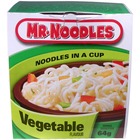 Mr. Noodles Noodles in a Cup-Vegetable - 64 g - 12 / Carton