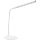Data Accessories Company Desk Lamp - 15" (381 mm) Height - 6 W LED Bulb - Desk Mountable - White - for Office, Home, Dorm