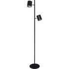 Data Accessories Company Floor Lamp - 55" (1397 mm) Height - 10 W LED Bulb - 900 lm Lumens - Floor-mountable - Black - for Reading Room, Work Area, Study Room