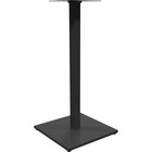 Heartwood 900 - Square Metal Base - Bar Height - 19.8" x 19.8" x 41" - Material: Metal - Finish: Black, Powder Coated
