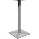 Heartwood 900 - Square Metal Base - Bar Height - 19.8" x 19.8" x 41" - Material: Metal - Finish: Silver, Powder Coated