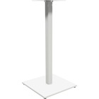 Heartwood 900 - Square Metal Base - Bar Height - 19.8" x 19.8" x 41" - Material: Metal - Finish: White, Powder Coated