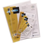 Filemode Poly Pockets - 2 1/4" x 3 1/2" Sheet Size - Polypropylene - Clear - 50 / Box