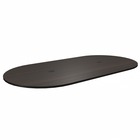 Heartwood Evening Zen Laminate Racetrack Tabletop - 94.5" x 47.3" x 1" , 0.1" Edge - Material: Thermofused Laminate (TFL), Wood Grain Laminate, Particleboard - Finish: Evening Zen