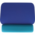 Data Accessories Company Palm Support Mouse Pad - 1" (25.40 mm) x 8.50" (215.90 mm) x 10" (254 mm) Dimension - Blue, Teal