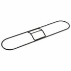 Globe Snap On Dust Mop Frame 24" X 5" - Durable, Snap-on, Bend Resistant - Black - 1 Each