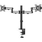StarTech.com Desk Mount Dual Monitor Arm - Ergonomic VESA Compatible Mount for up to 32 inch Displays - Desk / C-Clamp - Articulating - VESA 75x75mm/100x100mm compatible desk mount dual monitor arm supports 2 displays up to 32 inch (17.6lb/8kg) per arm. Horizontal articulation, 360 degree rotating display, and adjustable height ergonomic monitor arm. Tighten to desktop w/ desk-clamp.