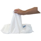 Safety Zone Apron - Virgin Polyethylene - For Food Service, Food Processing - White - 100 / Bag