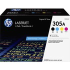 HP 305A (CE305AQ1) Toner Cartridge - Black, Cyan, Magenta, Yellow - Laser - 1520 Pages Black, 1800 Pages Cyan, 1800 Pages Magenta, 1800 Pages Yellow - 4 / Pack
