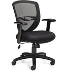 Offices To Go Petra Mesh Back Tilter Chair - Black Fabric Seat - Black Mesh Fabric Back - 5-star Base - 1 Each